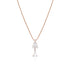 Dominique Cohen one of a kind 0.98ct trillion diamond cross pendant necklace, in rose gold <span class='visuallyhidden'>Call, text 323-404-2959 for shopping help.</span>